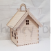 Избушка-дом летняя, игрушка-шкатулка деревянная, 230х205х260