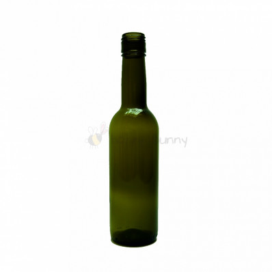  Стеклянная бутылка Оливковая 375 мл под колпачок 28мм