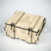 Деревянная сувенирная коробка шкатулка Сундучок 