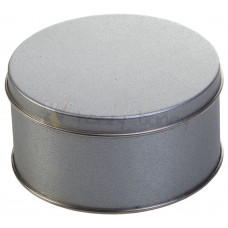 Металлическая коробка круглая  19см диаметр,  6 смвысота