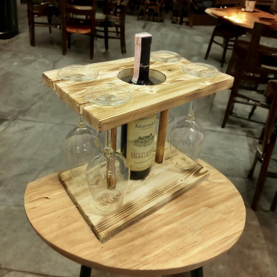 подставка-столик для вина и бокалов