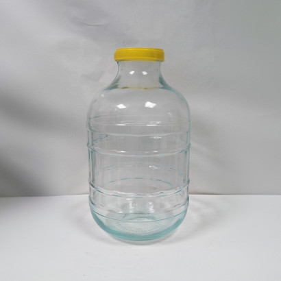 СТЕКЛЯННАЯ БАНКА ЛАМЕЛИ 10 Л С КРЫШКОЙ ТВИСТ (ТО-100)