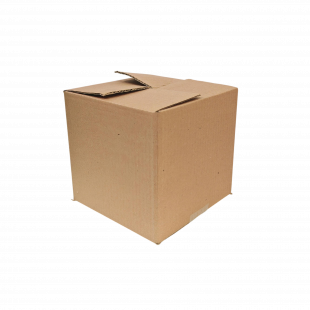 Коробка картонная крафт (куб) 19х19х19 см