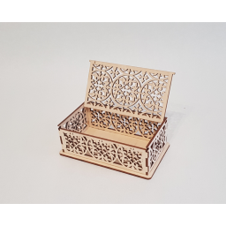 Шкатулка деревянная "Ажурная 3" 144х82х50 мм Шкатулка деревянная "Ажурная 3" 144х82х50 мм