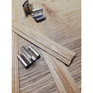 Фитиль деревянный+бустер (вставка к фитилю)10+5*100мм, в комплекте 5шт