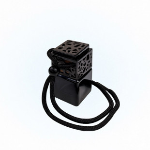 8 СТЕКЛЯННЫЙ ФЛАКОН КУБИК ЧЕРНЫЙ 8МЛ С ПРОБКОЙ-ЗАГЛУШКОЙ И ДЕРЕВЯННОЙ КРЫШКОЙ В КОМПЛЕКТЕ