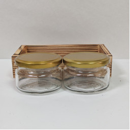 Набор 2 стеклянных баночек Икра 100 мл в боксе