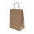 Крафт пакет бумажный, с кручеными ручками 22х12х25см