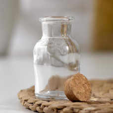 70 СТЕКЛЯННАЯ БАНКА ПАРФЕ 70МЛ С КОРКОВОЙ ПРОБКОЙ