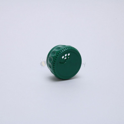 Крышка-дозатор пластиковая для специй зеленая